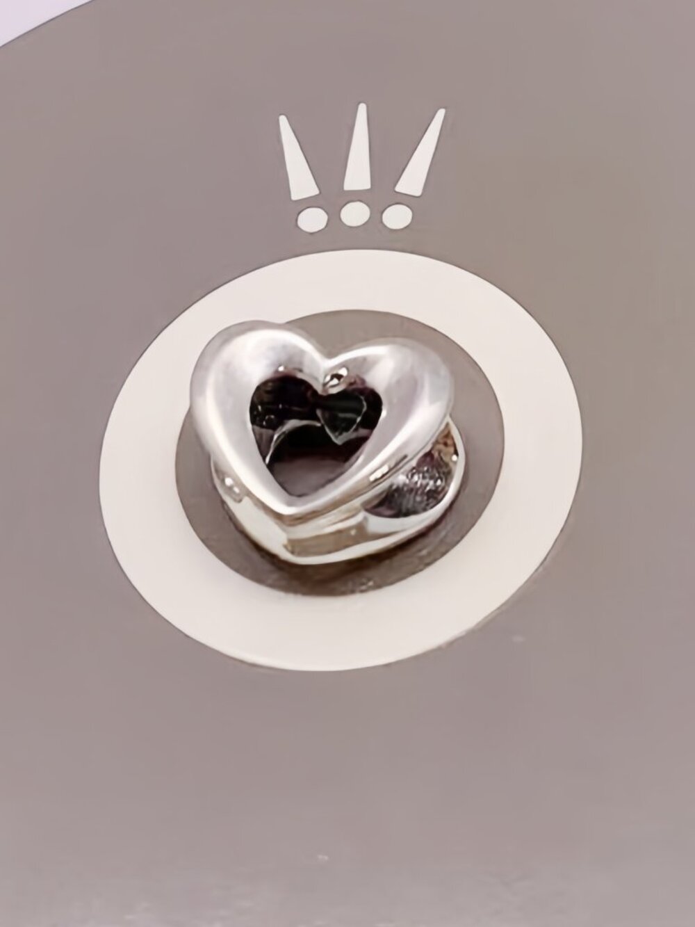 Pandora Radiant Open Heart Charm